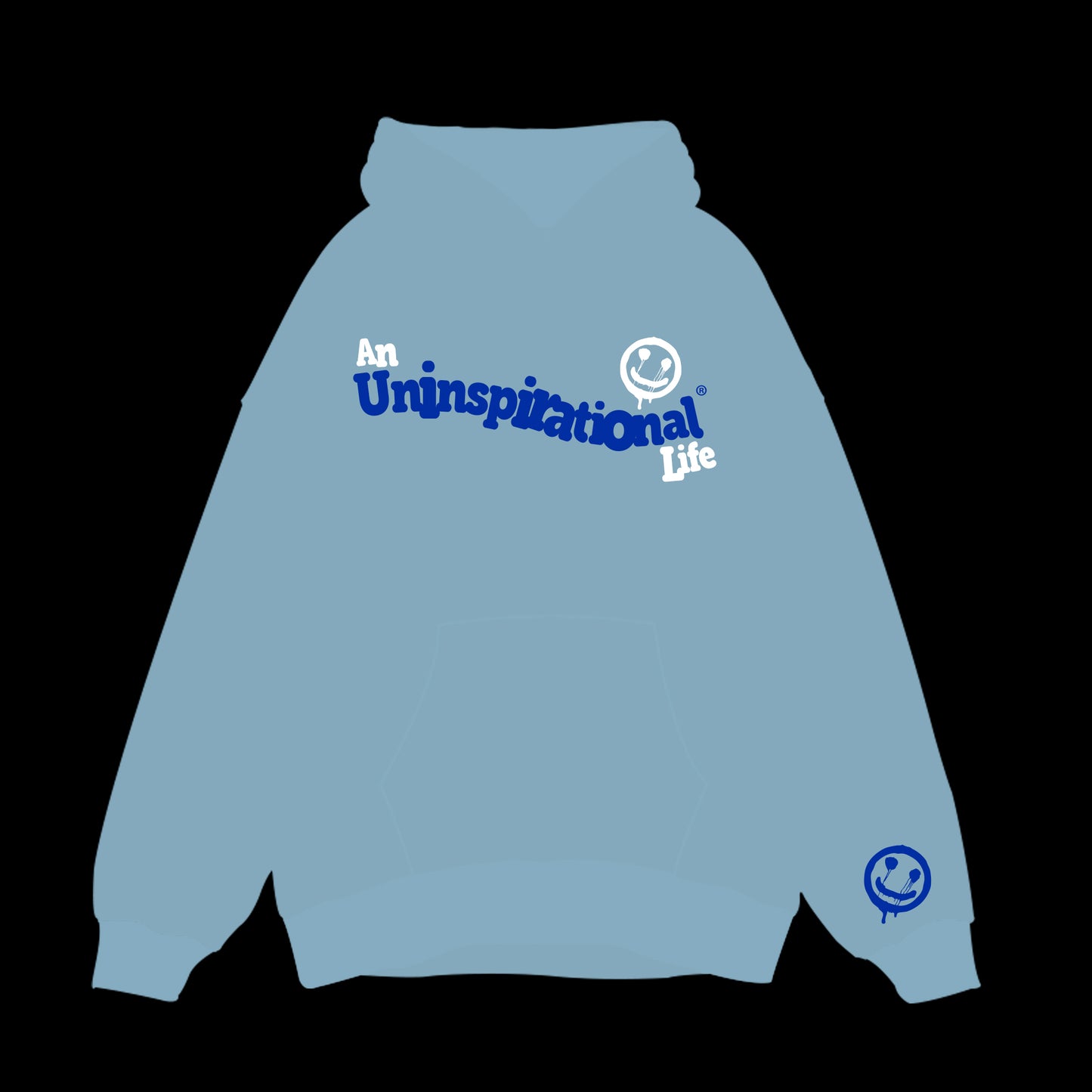 Ich würde lieber schlafen – übergroßer Kapuzenpullover