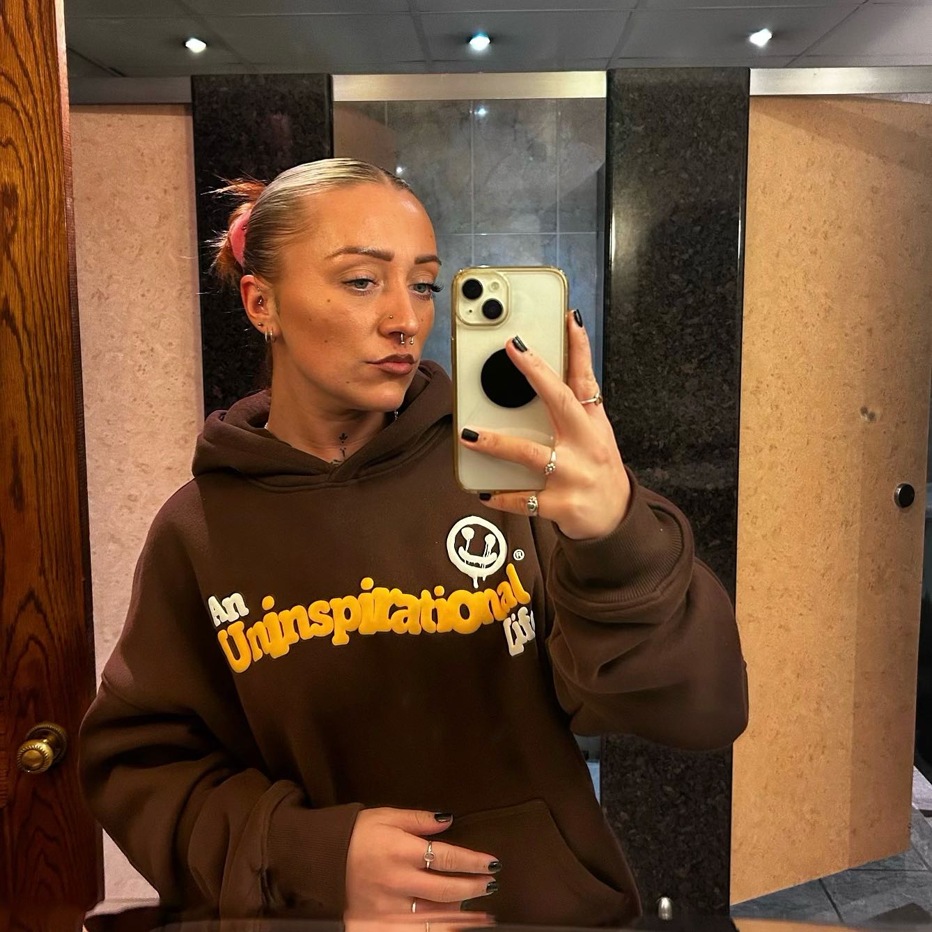 I'D RATHER BE SLEEPING - OVERSIZED HOODIE (PUFF PRINT)