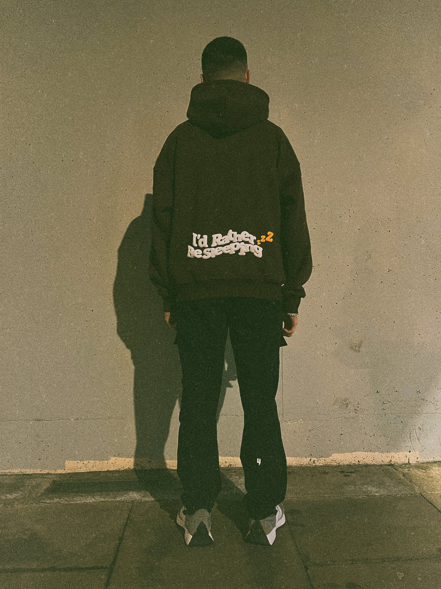 I'D RATHER BE SLEEPING - OVERSIZED HOODIE (PUFF PRINT)