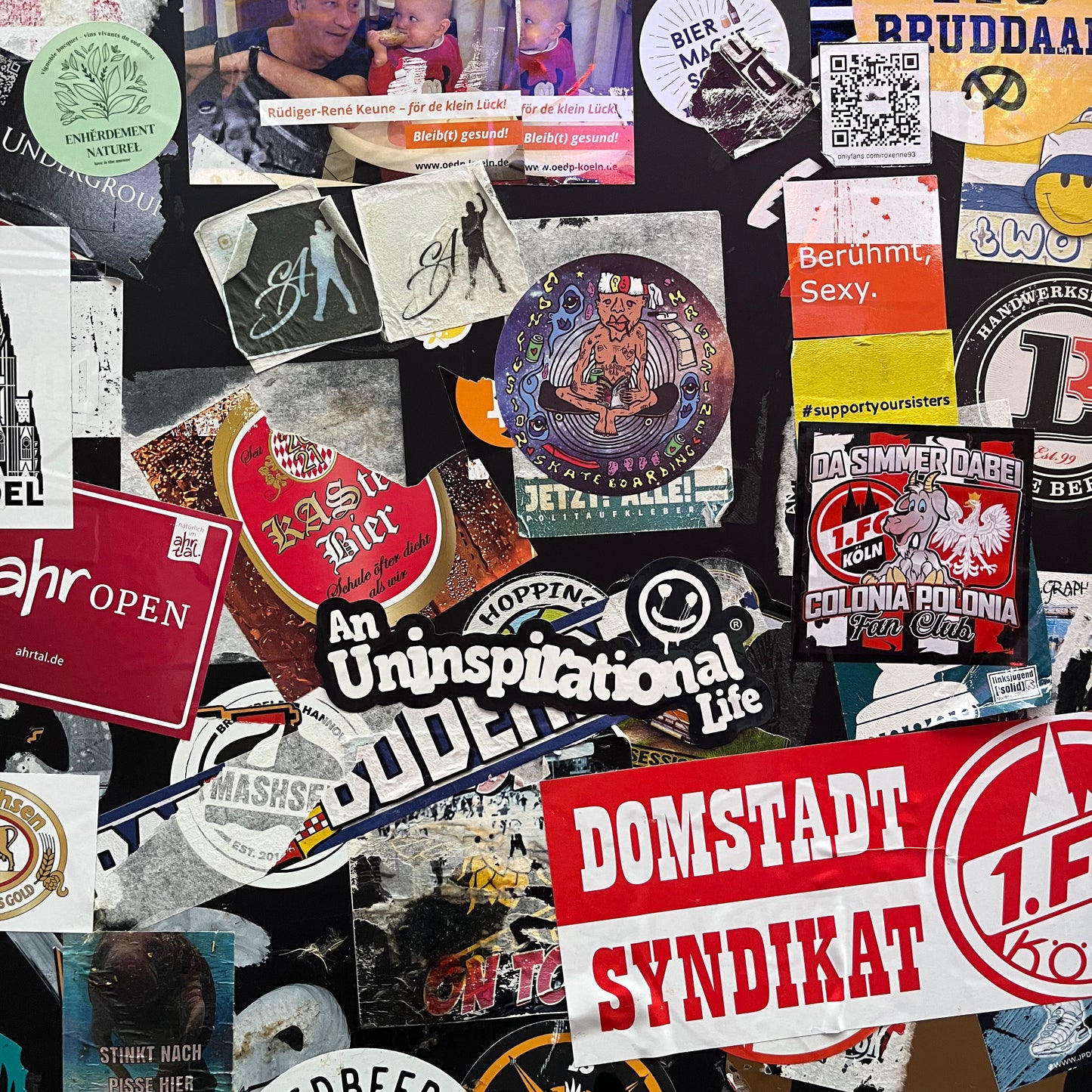 AN UNINSPIRATIONAL LIFE - STICKER