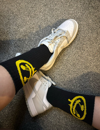 BIG SMILEY - CREW SOCKS