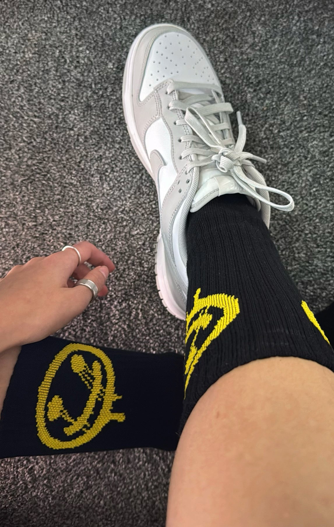 BIG SMILEY - CREW SOCKS