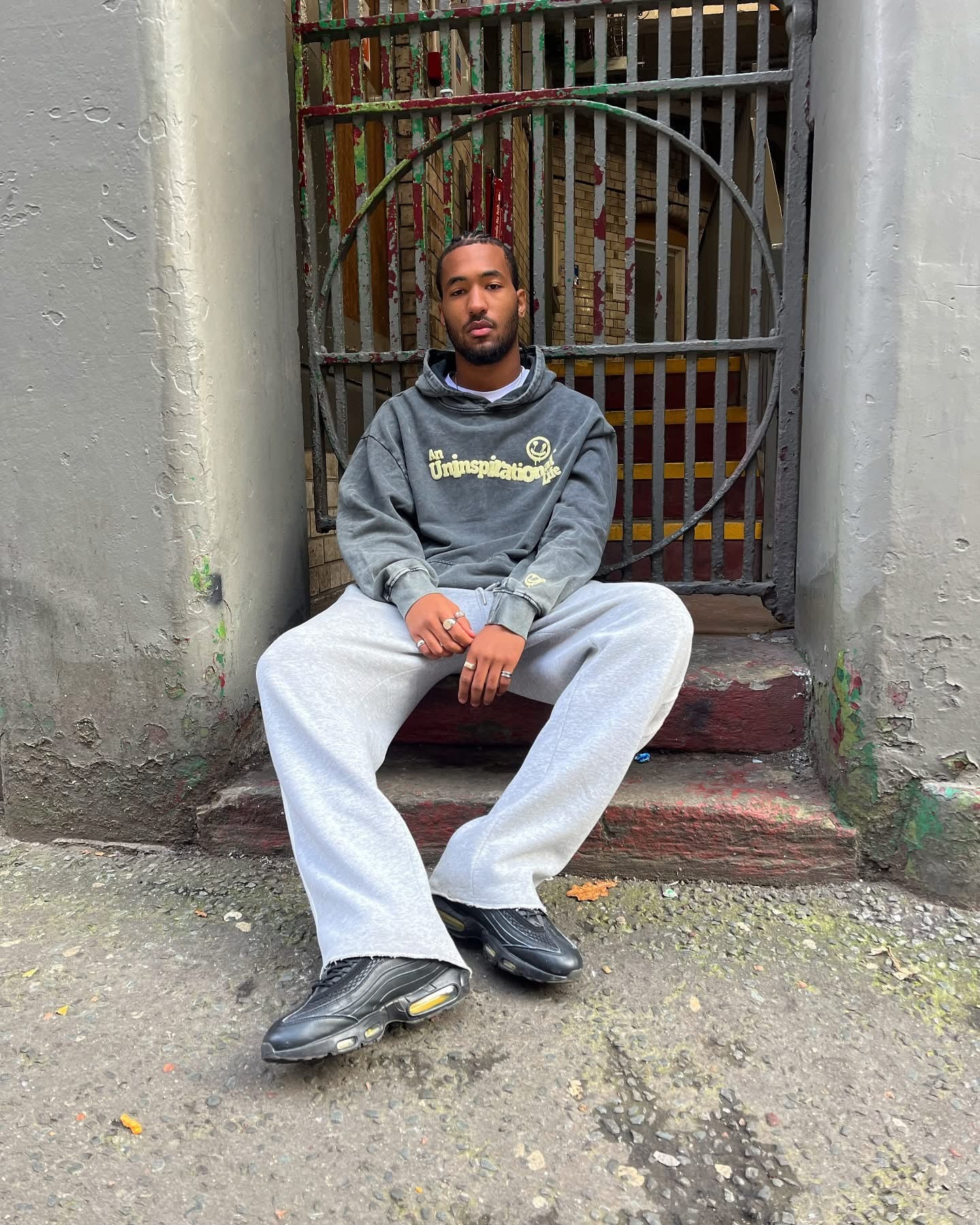 I'D RATHER BE SLEEPING - OVERSIZED ACID WASH HOODIE