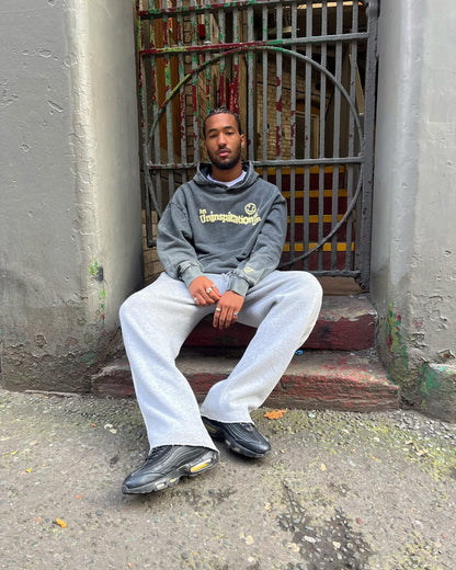 I'D RATHER BE SLEEPING - OVERSIZED ACID WASH HOODIE