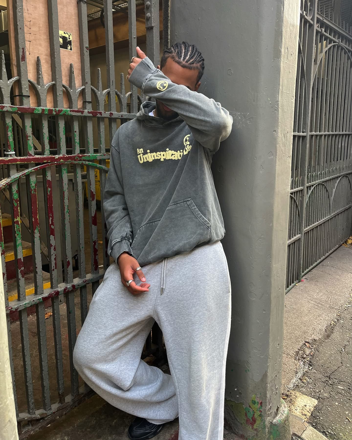 I'D RATHER BE SLEEPING - OVERSIZED ACID WASH HOODIE