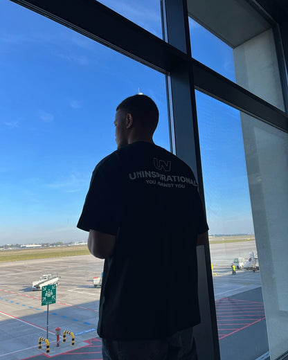 UNINSPIRATIONAL YOU AGAINST YOU - OVERSIZED T-SHIRT