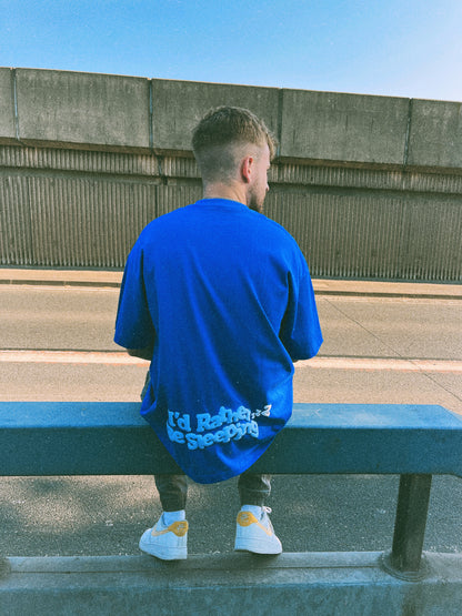 I'D RATHER BE SLEEPING - OVERSIZED T-SHIRT (PUFF PRINT)