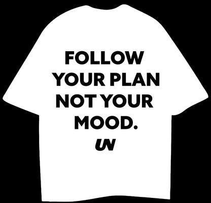 UNINSPIRATIONAL FOLLOW YOUR PLAN - OVERSIZED T-SHIRT