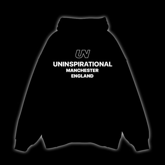 UNINSPIRATIONAL MANCHESTER ENGLAND - OVERSIZED HOODIE