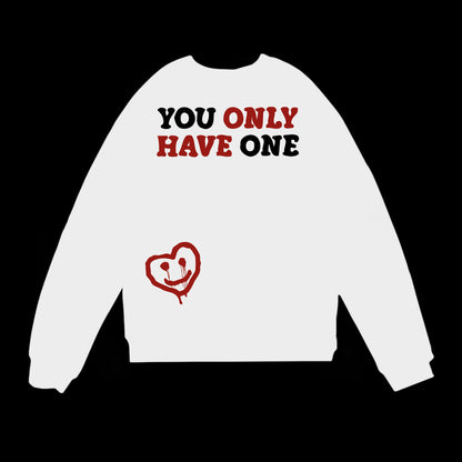 FOLLOW YOUR HEART - OVERSIZED SWEATSHIRT